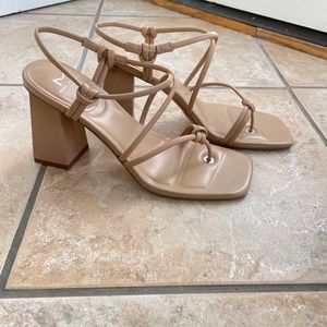 Brand new Marc fisher nude strappy heels